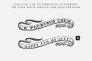 USA history & 4th of July vector set, a Decorative Illustration by kaer_shop (Thumbnail 7 of 14)