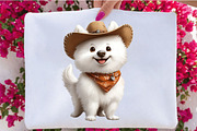 Cute Western Cowboy Dogs Clipart, an Animal Illustration by SVGArt (Thumbnail 4 of 5)
