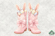 Cowboy Boots Easter Coquette png, an Illustration by Craft Nest (Thumbnail 2 of 6)