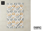 Cotton Tea Towel Mockup (PSD), a Household Mockup by 1001 mockups (Thumbnail 1 of 6)