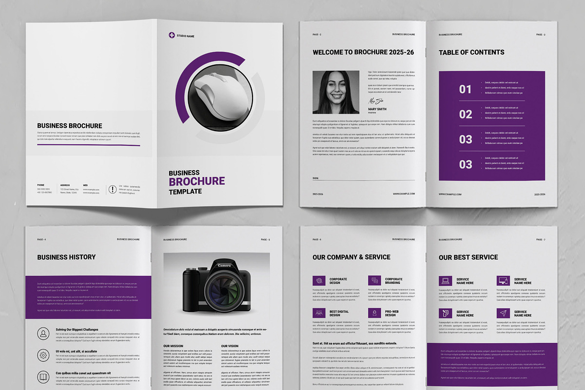 Creative Brochure Template, a Brochure Template by ContestDesign (Photo 2 of 3)