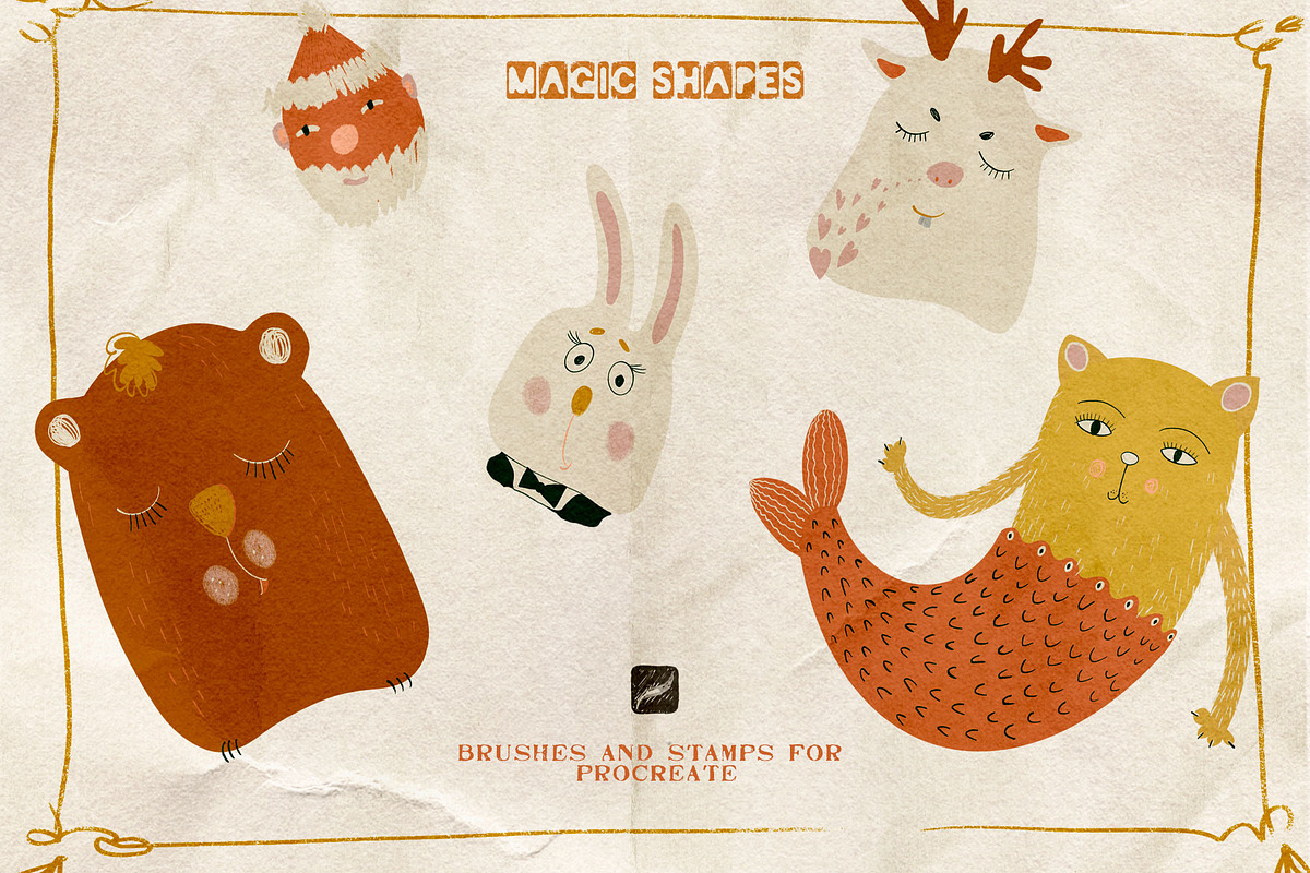 Procreate, Ps, Affinity Magic Shapes, a Brush Add-On by Spasibenko Art (Photo 8 of 9)