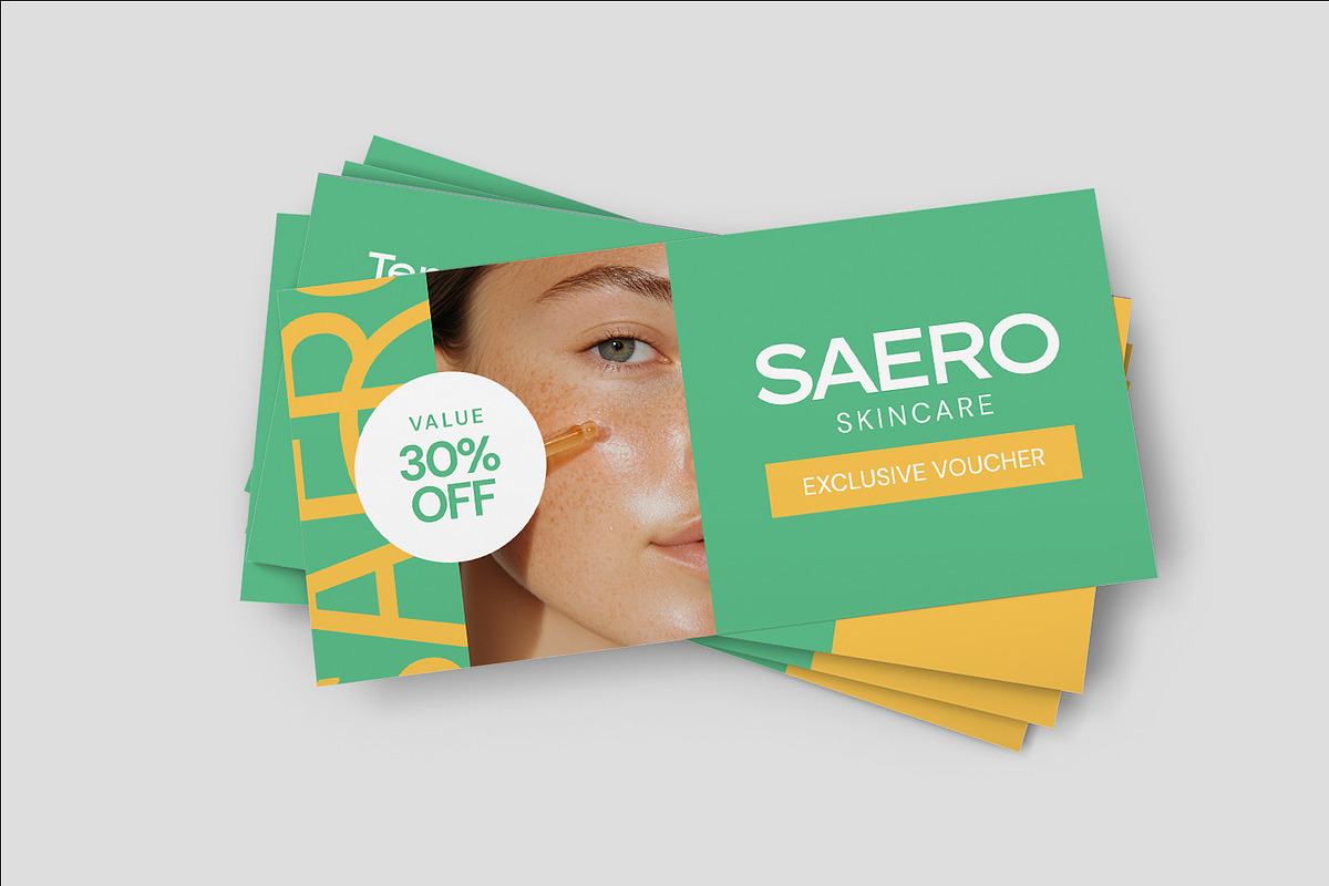 Saerion - Gift Voucher, a Print Template by Fannan Studio (Photo 2 of 3)