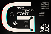 CS Bosley – Inktrap Font, a Sans Serif Font by Craft Supply Co. (Thumbnail 2 of 8)