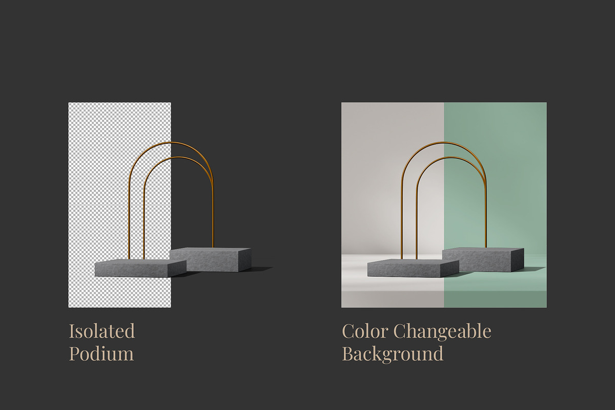 5 Podium with Transparent Background, a Background Graphic by faustudio (Photo 2 of 7)