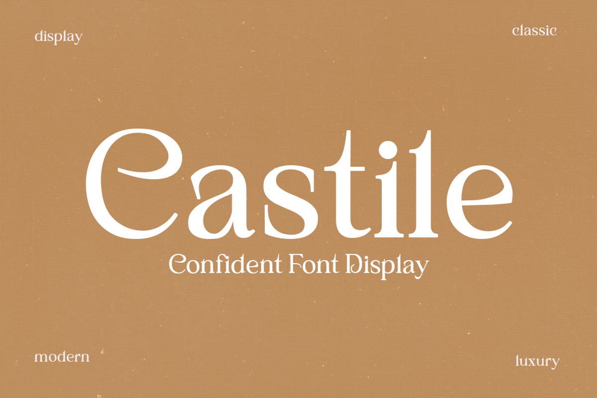 Castile, a Serif Font by Fontastic (Photo 1 of 9)