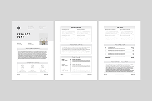 Project Plan MS Word & Indesign