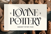 Lovine, a Serif Font by zeenesia (Thumbnail 8 of 17)
