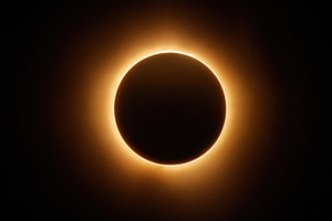 Solar eclipse viewed from Earth, a Photo by Beautiful things