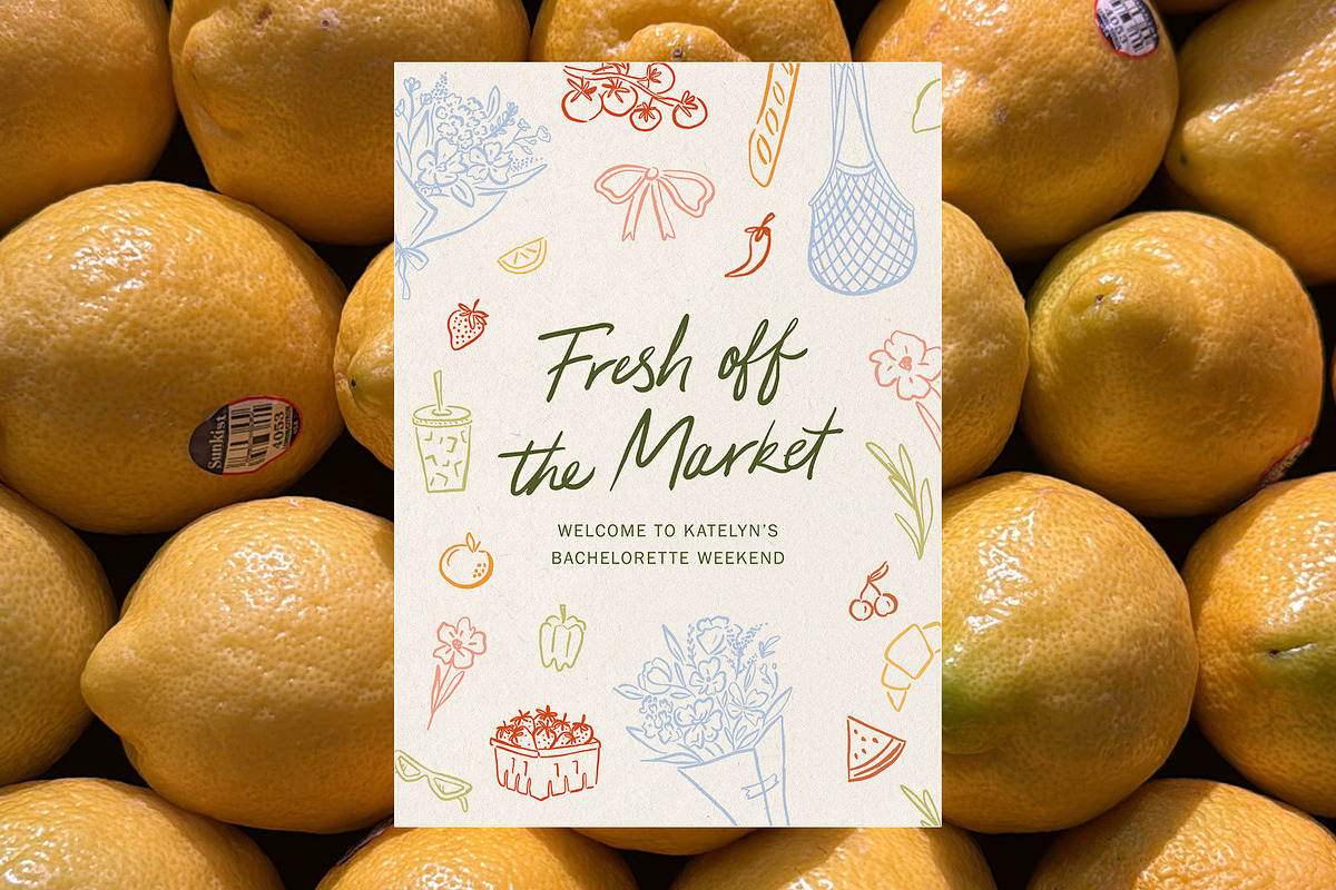 Farmer's Market Hand Drawn Elements, an Illustration by Claire Emery Designs (Photo 5 of 5)