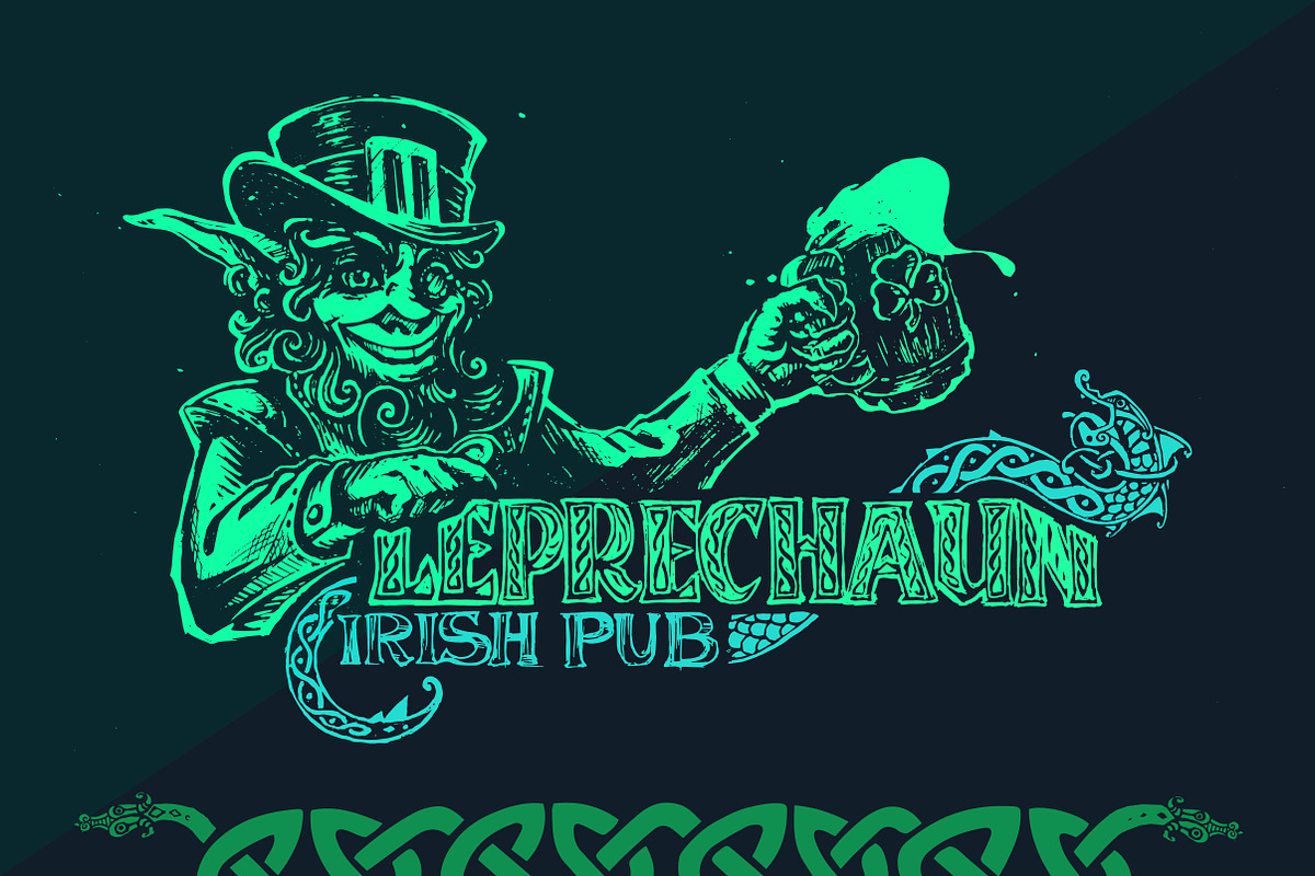 Irish Pub Leprechaun, a Hat Mockup by Margo Miller (Photo 2 of 4)