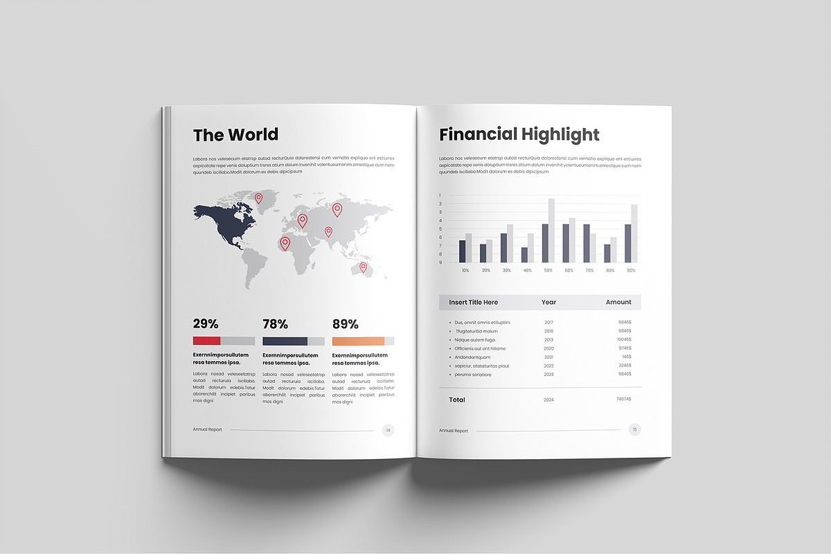 Annual Report Template preview 8