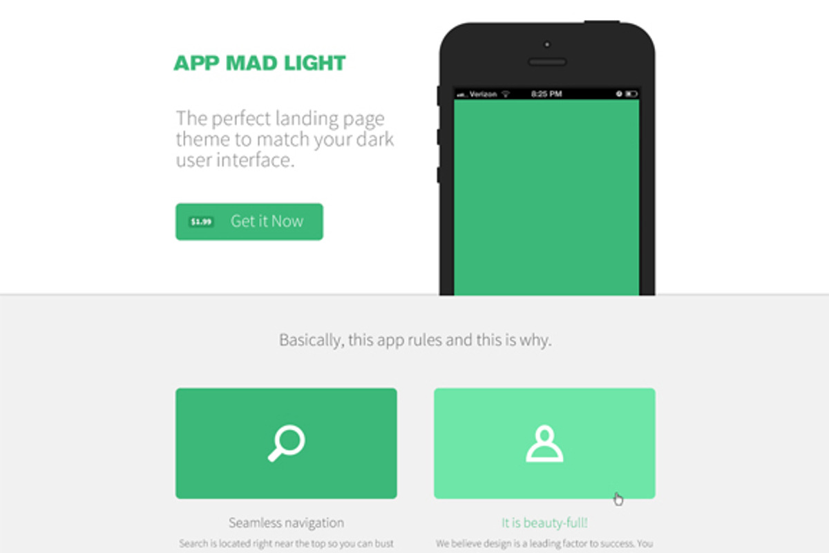App Mad Light Product PSD, an App Template by ANDYPATH SHOP (Photo 1 of 3)