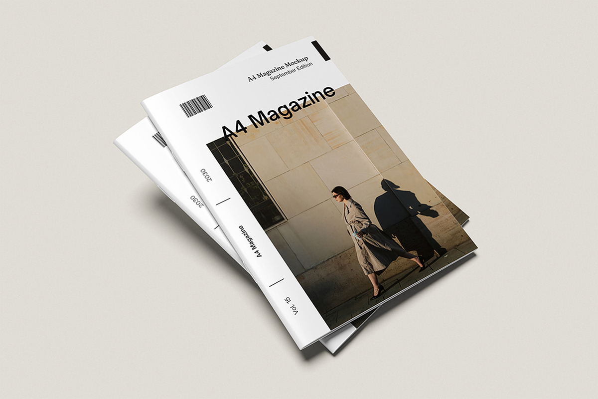 A4 Magazine Mockup, a Books & Magazine Mockup by Twins_studio926 (Photo 2 of 5)
