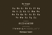 The Arvagist Blackletter Font, a Blackletter Font by Creacy Studio (Thumbnail 9 of 9)