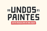 Undos Paintes Font, a Sans Serif Font by trustha (Thumbnail 1 of 15)