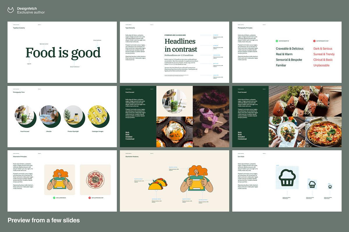 Brand guidelines template, a Presentation Template by Oday Noon (Photo 5 of 7)