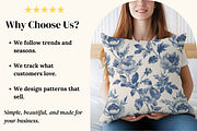 French Toile De Jouy Patterns, a Pattern Graphic by Ninterints (Thumbnail 3 of 7)