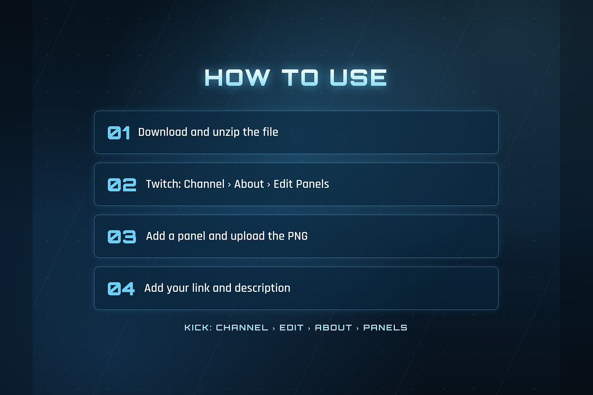 Ice Twitch & Kick Panels, an Object Graphic by Gear Store (Photo 7 of 7)