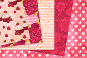 Watercolor Valentine's Day Patterns, a Pattern Graphic by Avenie Digital (Thumbnail 3 of 4)
