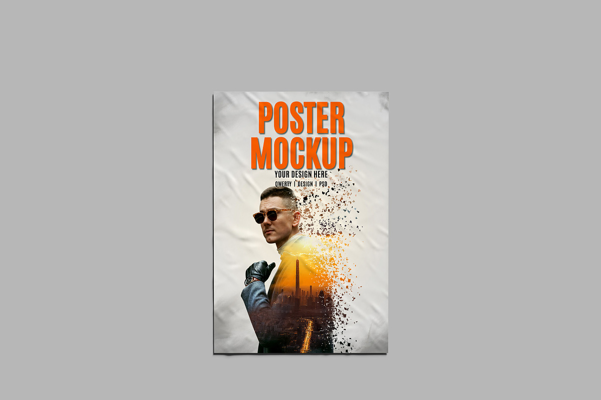 Poster Mockup, an Advertising Mockup by AnasStudio (Photo 2 of 5)