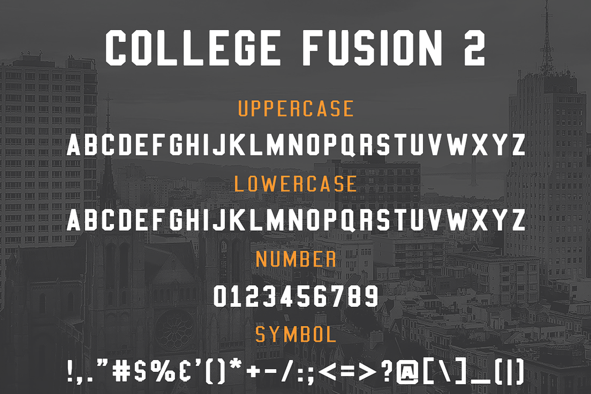 College Fusion Font Combo, a Sans Serif Font by GlitzyGrapix (Photo 12 of 12)