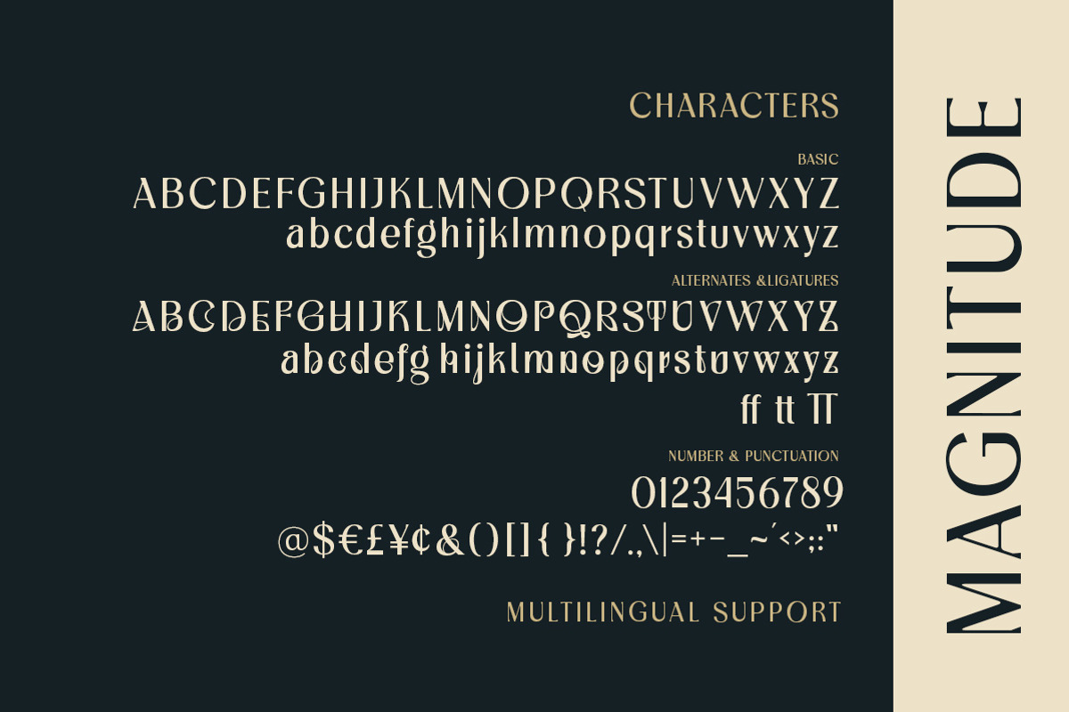 Magnitude - Stylish Sans Serif, a Font by Letterhend Studio (Photo 7 of 10)