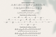 Sabioline - Modern Calligraphy, a Script Font by MJB Letters (Thumbnail 10 of 10)