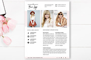 Media Kit Template | 4 Page, a Flyer Template by By Stephanie Design (Thumbnail 2 of 5)