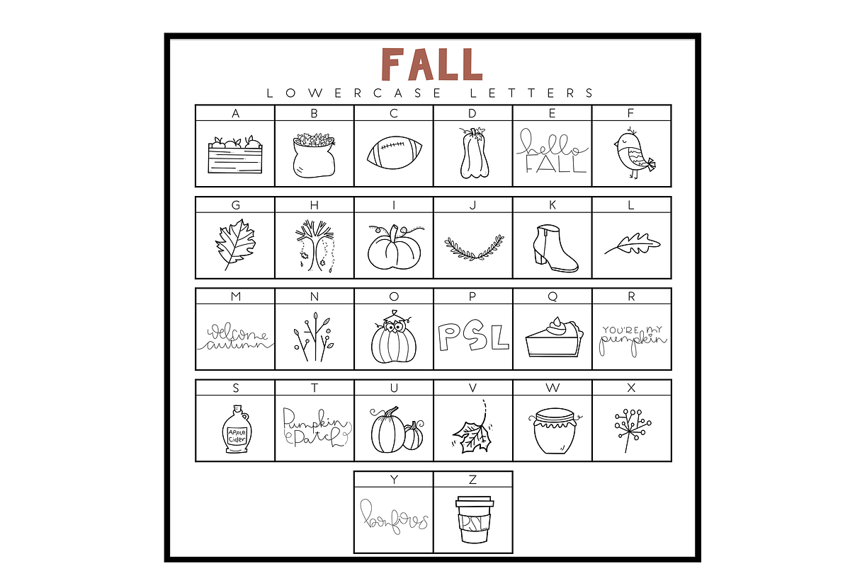 Fall Fun - A Doodles Font preview 4