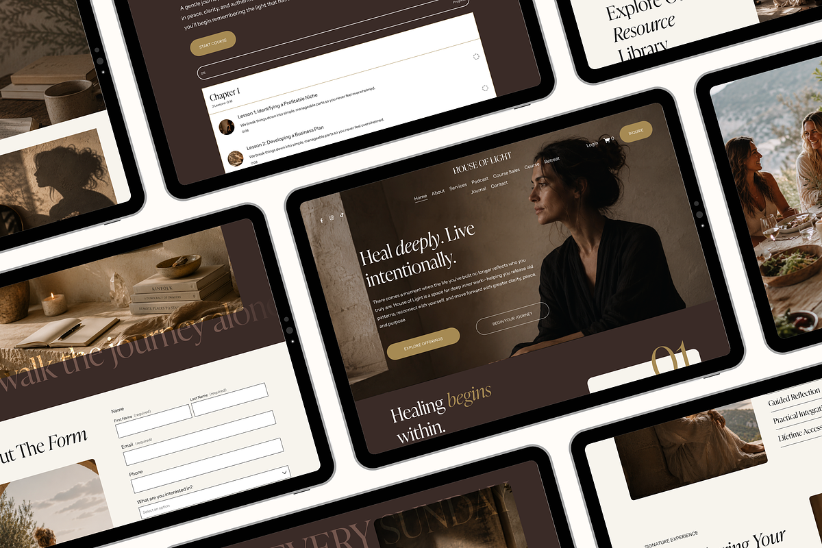 Squarespace Spiritual Shadow Coach, a Squarespace Template by Divinely Guided Studio (Photo 7 of 7)