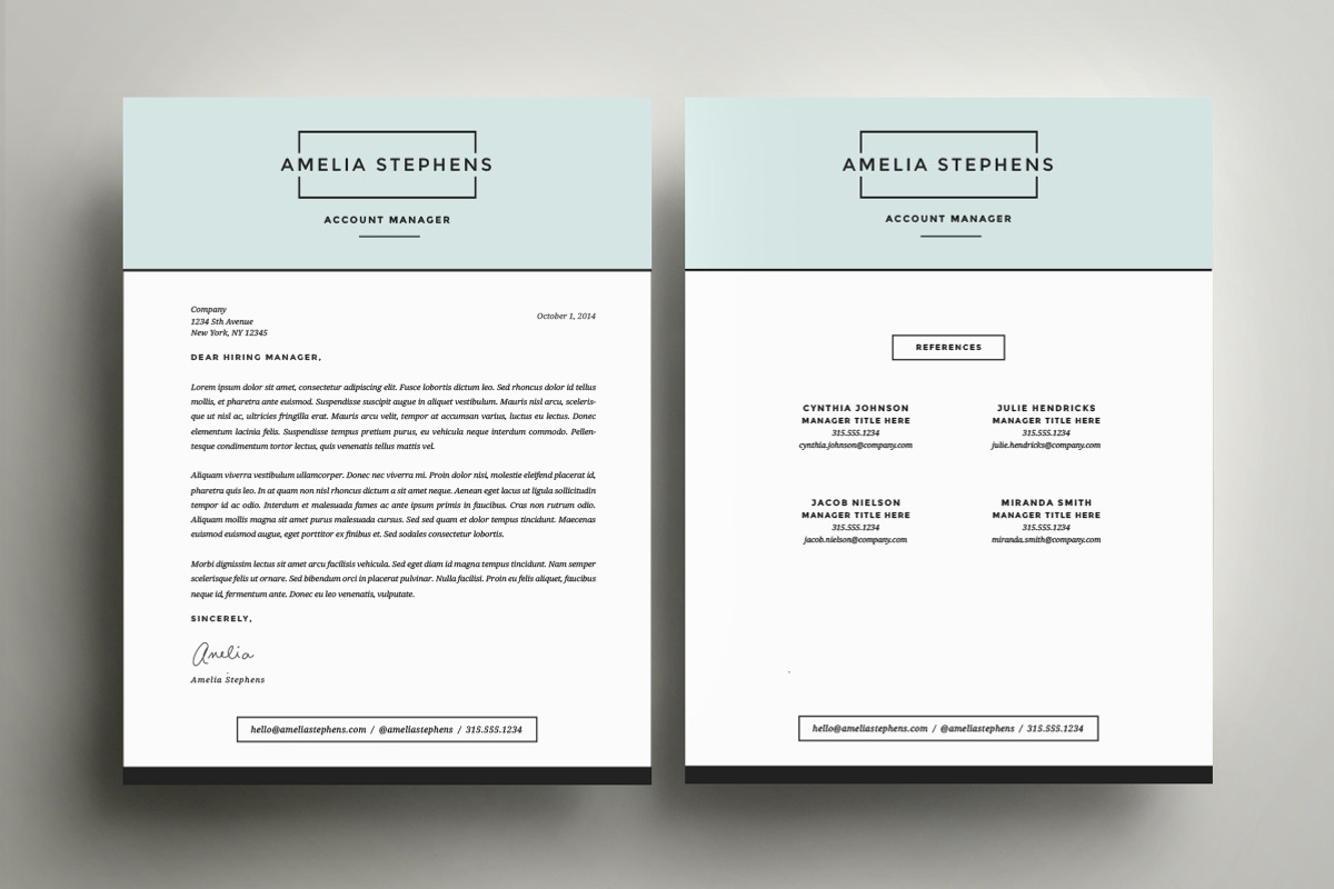 Resume Template 4 Pack | CV Template, a Resume Template by Refinery Resume Co. (Photo 3 of 3)