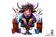 Cow Hair Beauty Salon PNG Bundle, a Graphic by Clipart Bloom (Thumbnail 11 of 18)