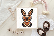 Leopard Coquette Easter Bunnngy PNG, an Illustration by CraftArtStudio (Thumbnail 4 of 4)