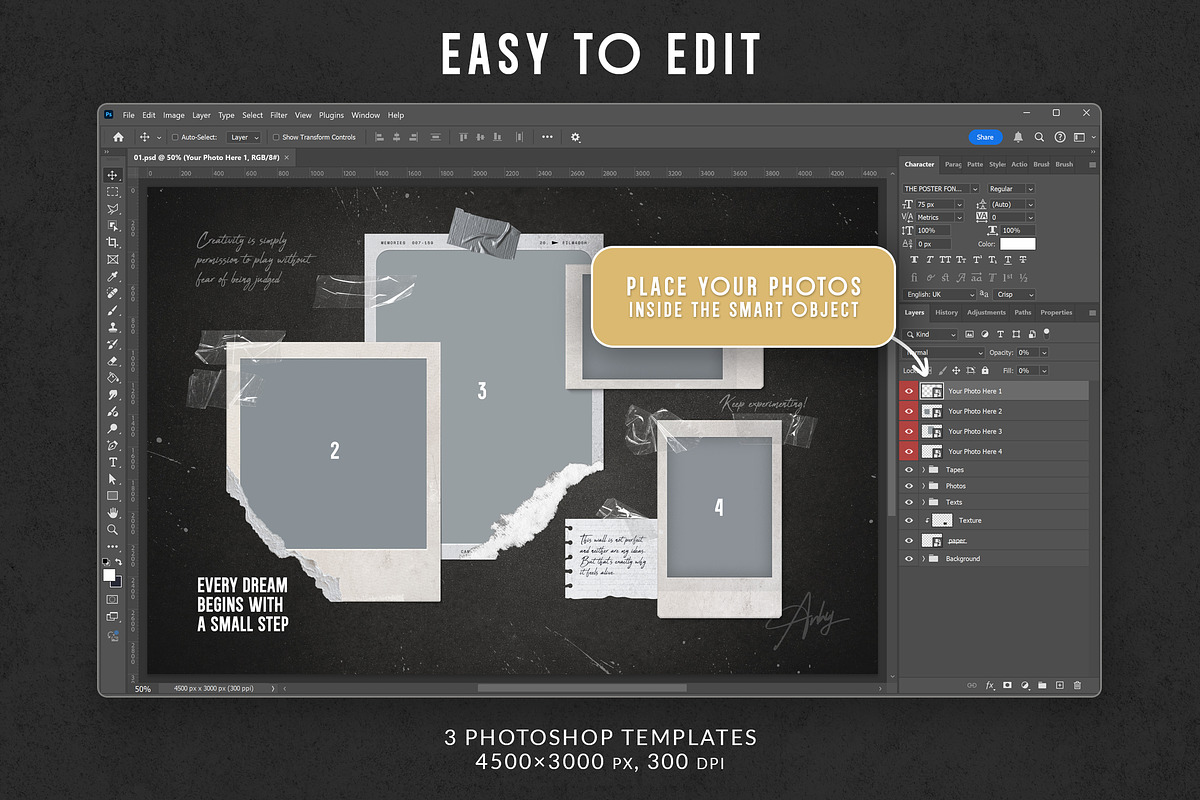 Polaroid Photo Mood Boards, a Design Template by Andrew Skoch Design (Photo 5 of 5)
