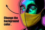 Face Mack NEW trand, a Mask Mockup by Radmila (Thumbnail 8 of 11)