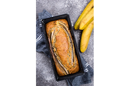 Banana bread or loaf cake, a Food & Drink Photo by Yulia Furman