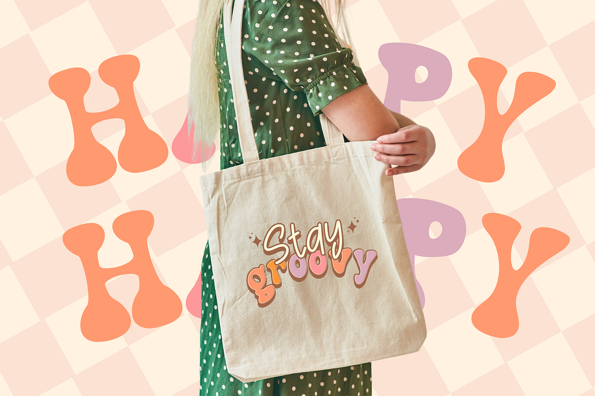 Groovy Master is a retro duo font, a Serif Font by Brown Cupple (Photo 5 of 8)