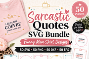 Sarcastic mom svg bundle, an Object Illustration by HeavensStar (Thumbnail 1 of 7)