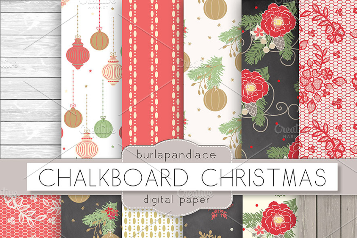 Christmas digital paper