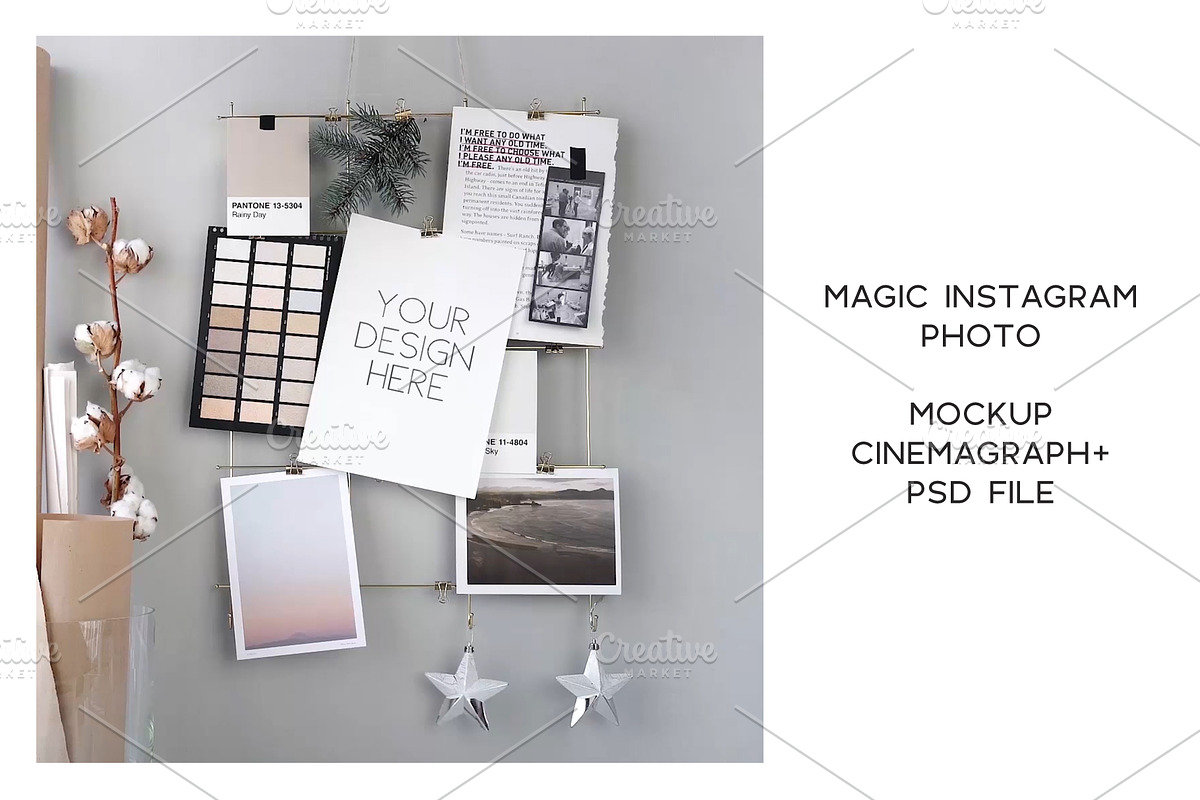 Animated Instagram photo. Mockup # 9, a Social Media Template by Una Matison (Photo 2 of 3)