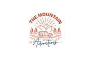 Holiday Mountain Trip Logo, a Branding & Logo Template by Signatoro (Thumbnail 2 of 4)