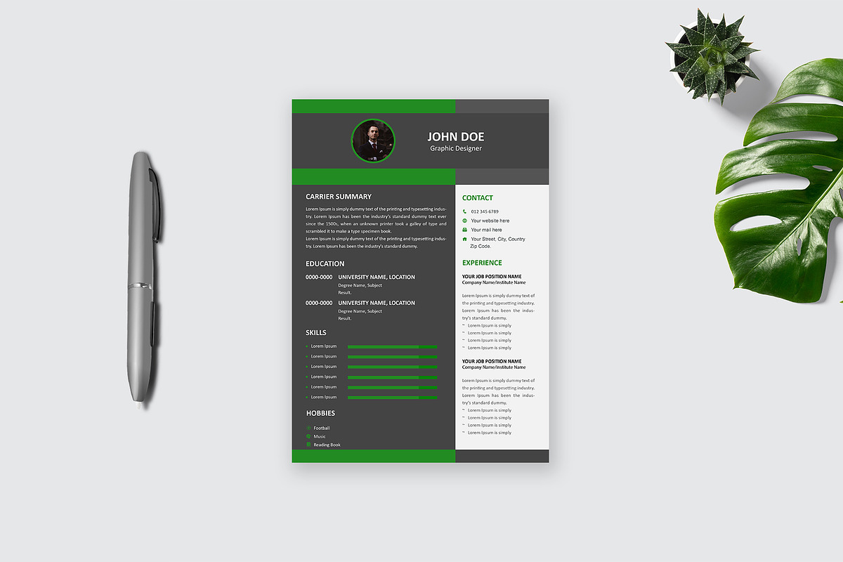 InfiniVita - The Artistic Career Cat, a Resume Template by Annudesign (Photo 2 of 8)
