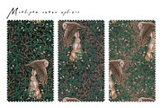CHRISTMAS FOREST - patterns & motifs, an Animal Illustration by Liiafis (Thumbnail 8 of 15)