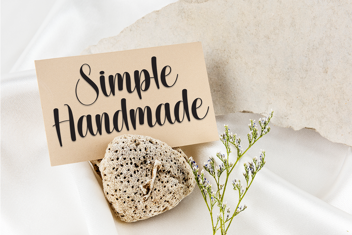 Happy Summer | Script Font, a Handwritten Font by Scratchones (Photo 4 of 9)