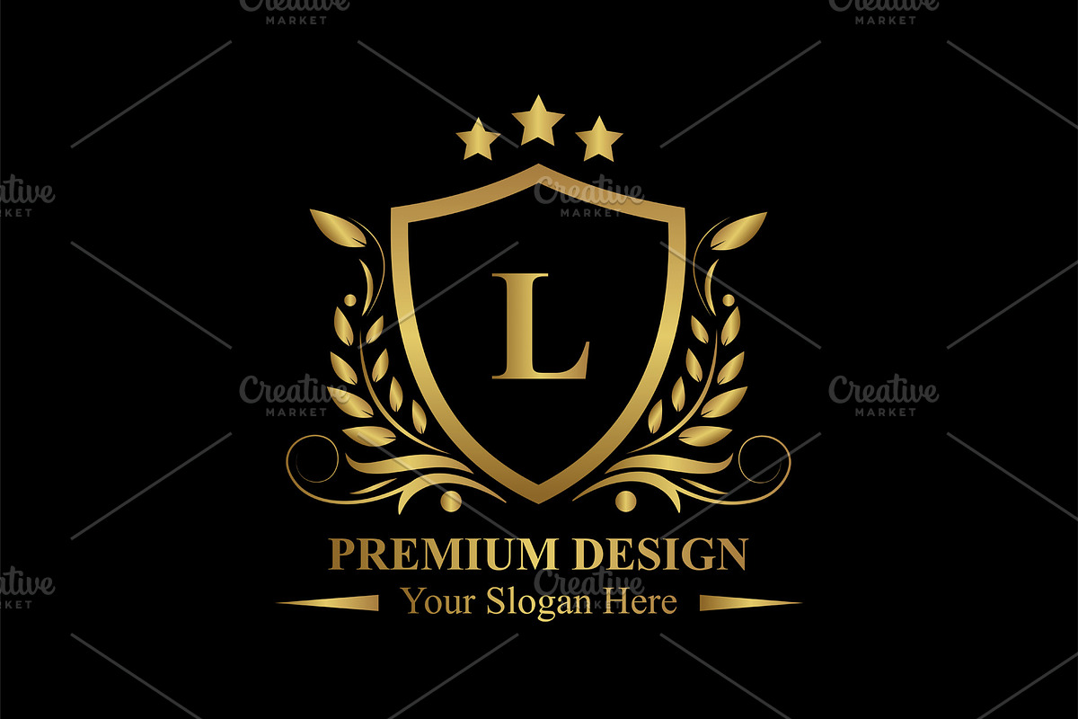 Luxury Shield Logo Design, a Branding & Logo Template by Walldecorated
