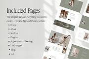 Squarespace Template Yoga, Pilates, a Squarespace Template by Studio Marmotte (Thumbnail 4 of 6)