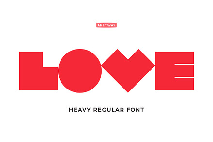 Geometric Headline Font, a Symbol Font by artyway