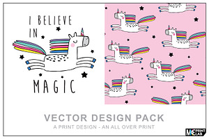 UNICORN DESIGN VECTOR PACK