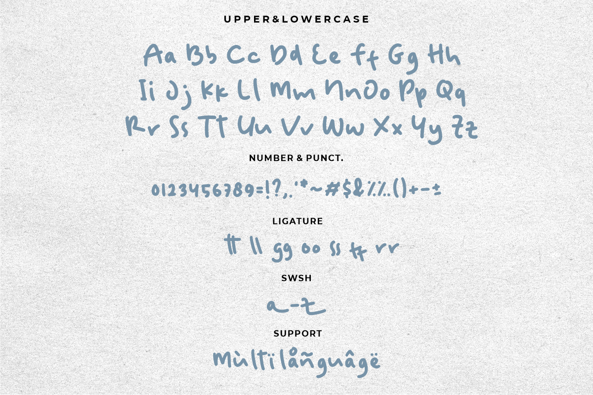imoon handwritten, a Font by Glyphstyle (Photo 9 of 9)